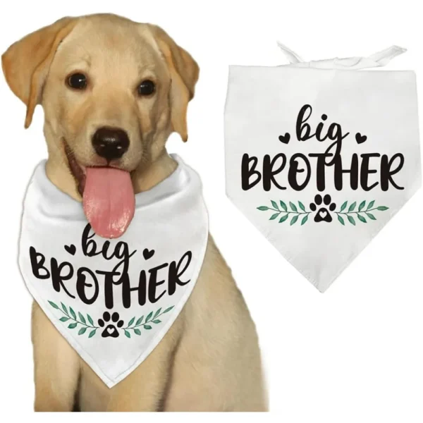Dog Bandanas Reversible Cotton Washable Triangle Scarf For Pets