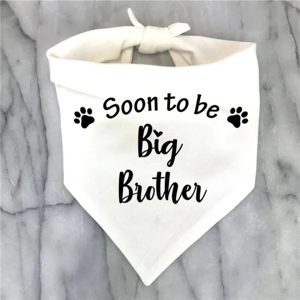 Dog Bandanas Pregnancy Announcement & Gender Reveal Photo Prop - Image 6