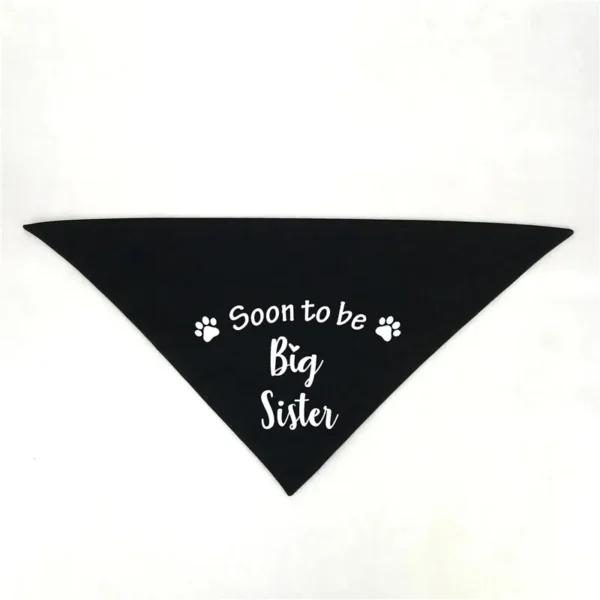 Dog Bandanas Pregnancy Announcement & Gender Reveal Photo Prop - Image 2