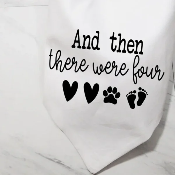 Dog Bandanas Pregnancy Announcement Big Brother Sister Photo Prop - Image 2
