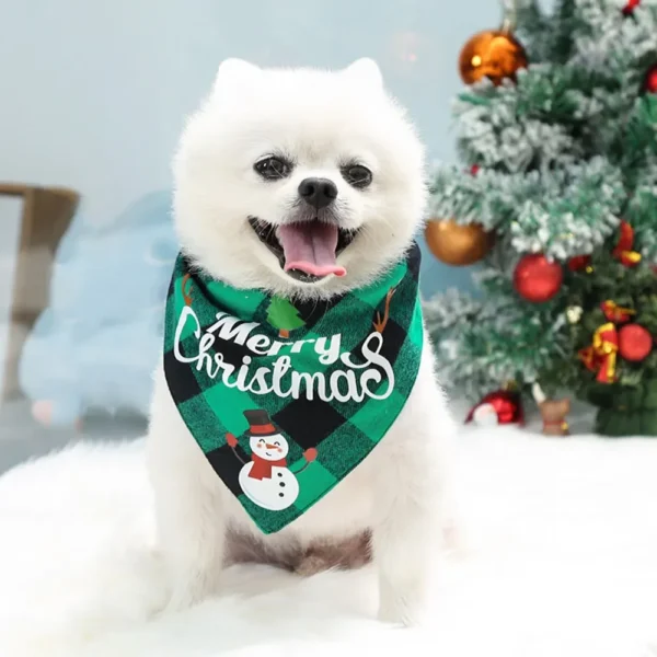 Dog Bandanas Christmas & Holiday Scarf Bibs for Pets - Image 2