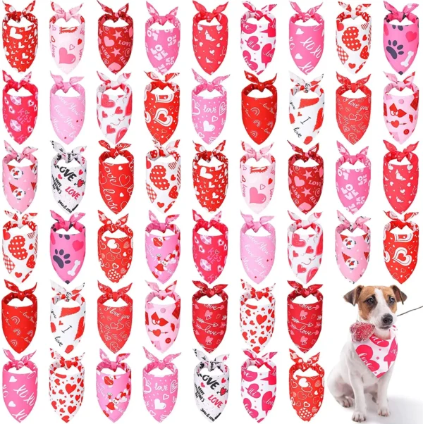 Dog Bandanas Bulk Fall Halloween Christmas Scarf For All Sizes - Image 2