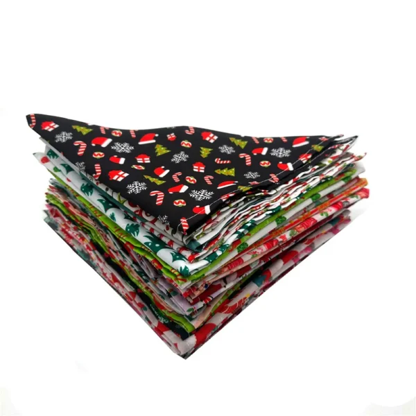 Dog Bandanas Christmas Scarf For Small Dogs Cats 20 Colors - Image 5