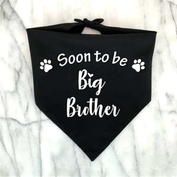 Dog Bandanas Pregnancy Announcement & Gender Reveal Photo Prop